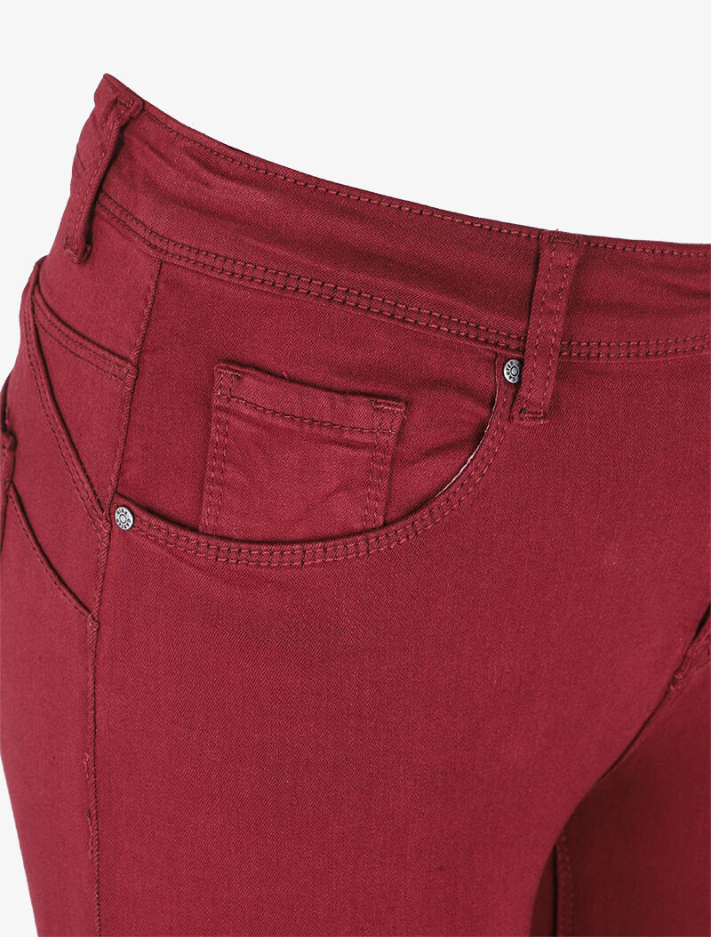 Jean slim stretch - Bordeaux - Image 3