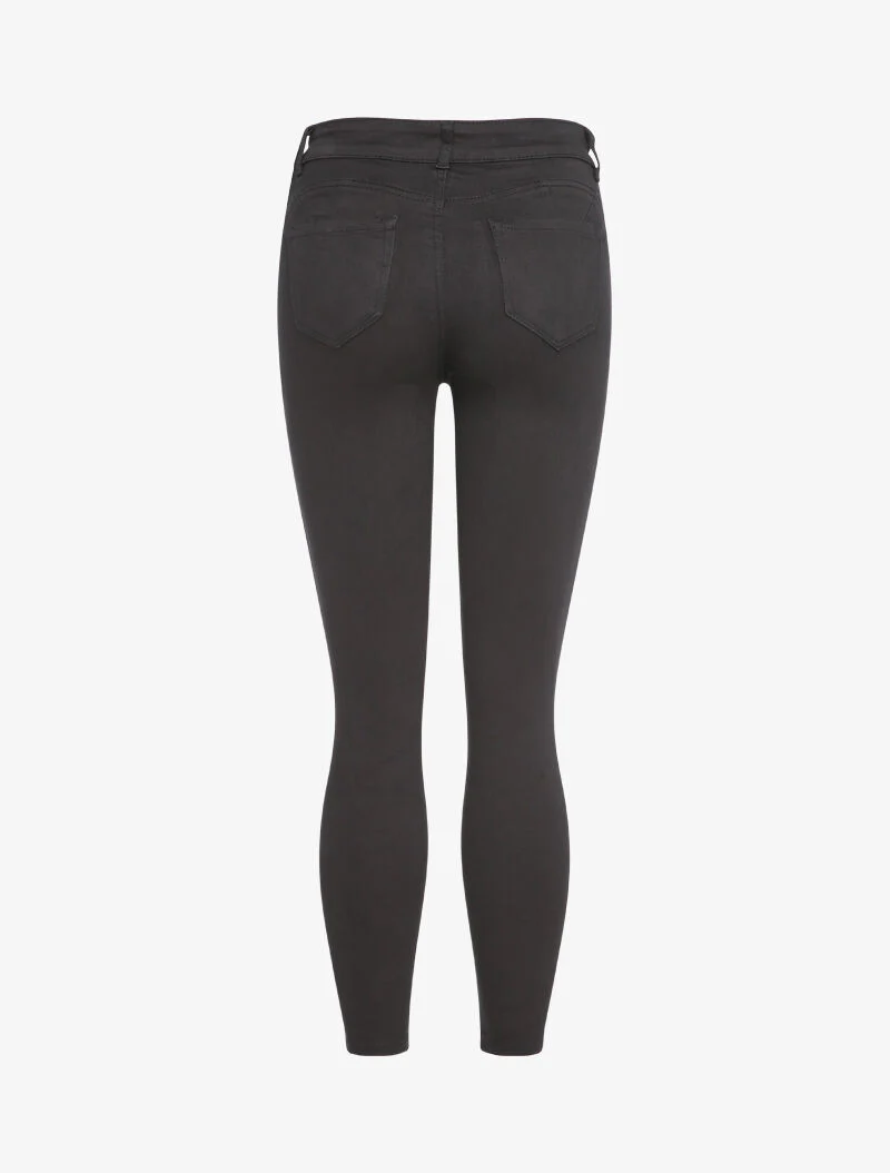 Jean slim uni - Noir - Image 2