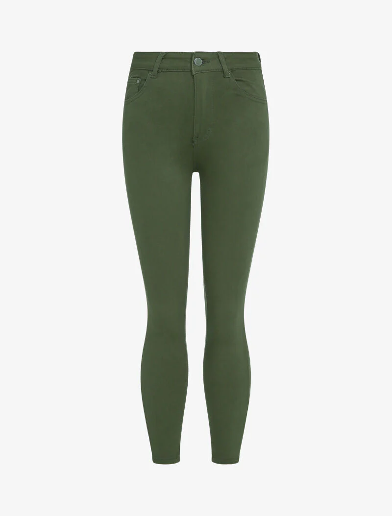 Jean slim uni - Kaki