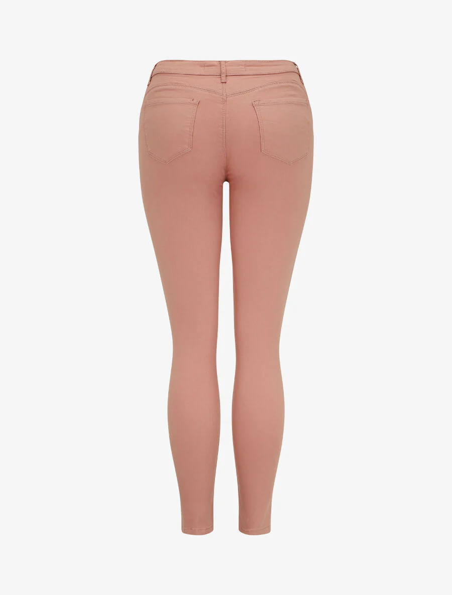 Jean slim uni push up - Rose - Image 2