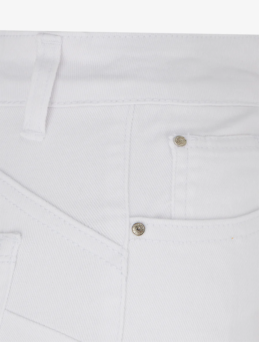 Jean standard coupe flare - Blanc - Image 3