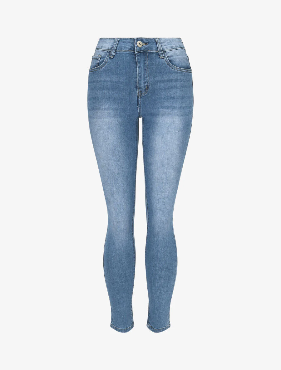 Jean standard coupe skinny - Bleu