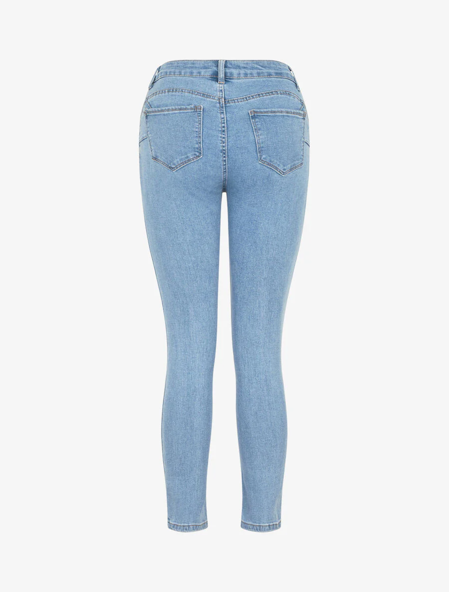 Jean standard coupe skinny - Bleu - Image 2
