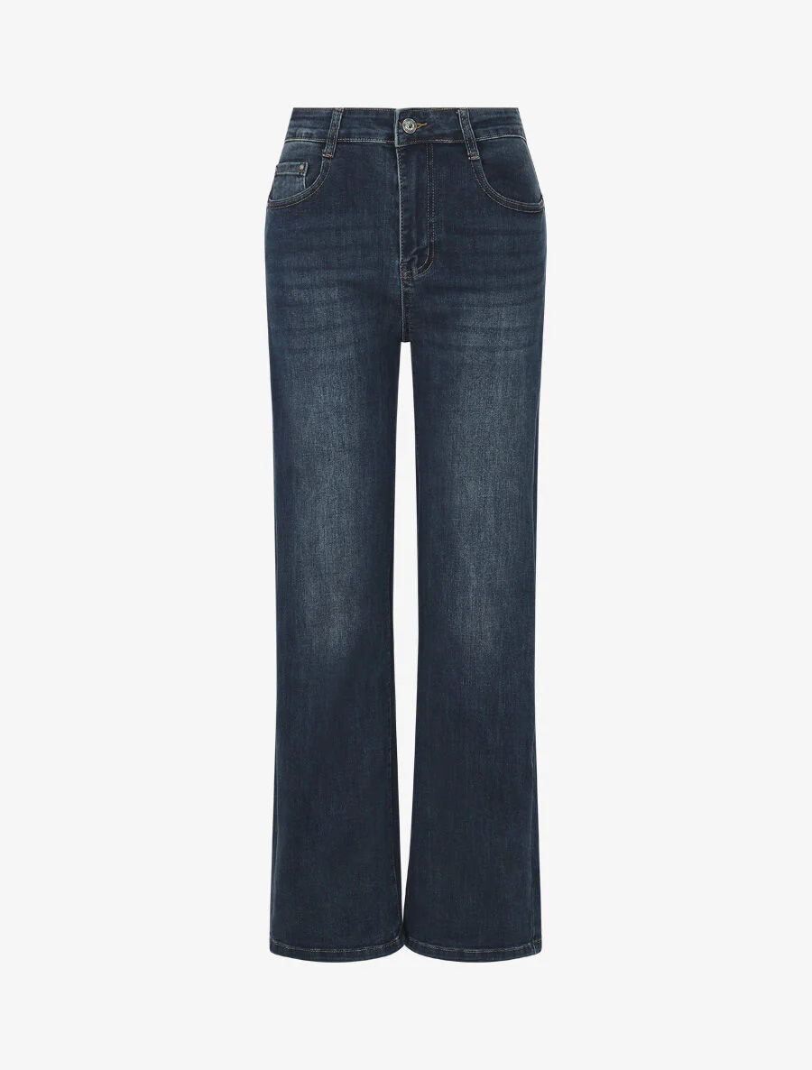 Jean standard push up coupe droite - Bleu