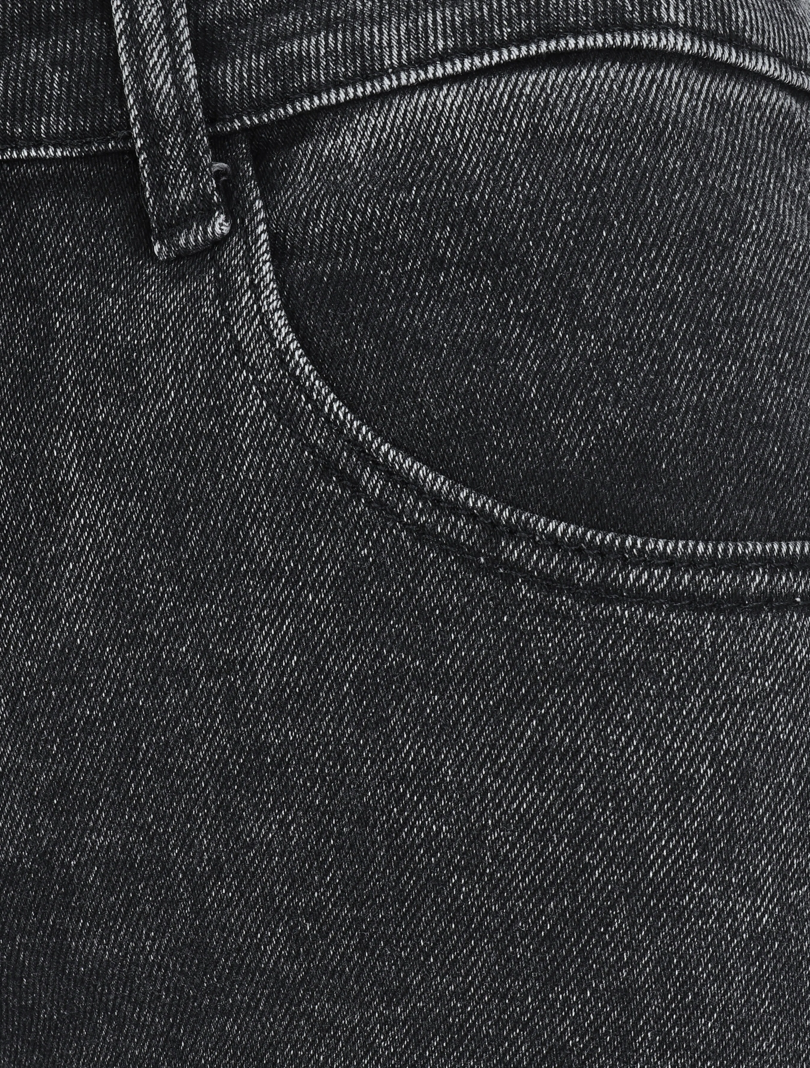Jean stretch à taille standard - Gris foncé - Image 3
