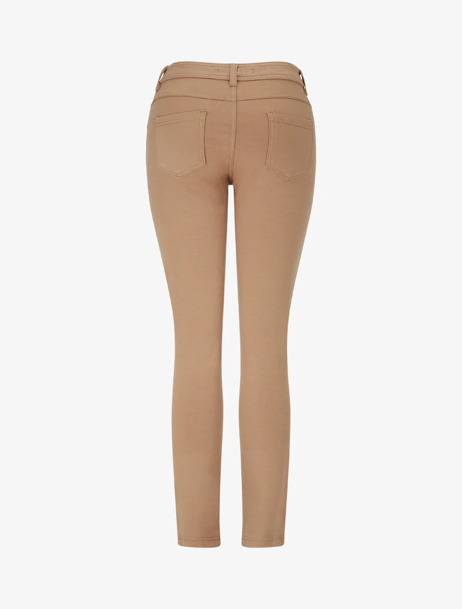 Jean stretch taille standard grande taille - Beige - Image 2
