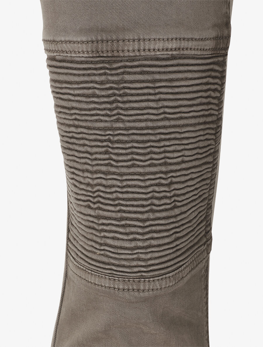 Jean taille haute coupe slim - Taupe - Image 3