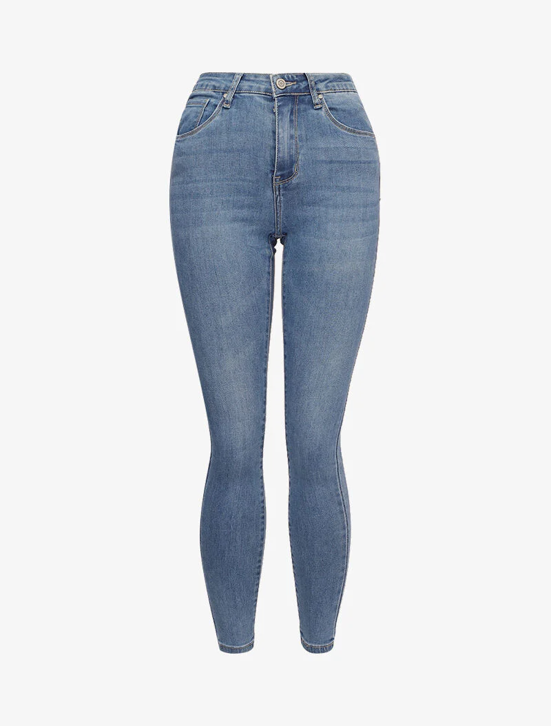 Jean taille standard coupe skinny - Bleu clair