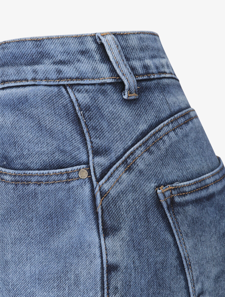 Jean ultra skinny délavé - Bleu - Image 3