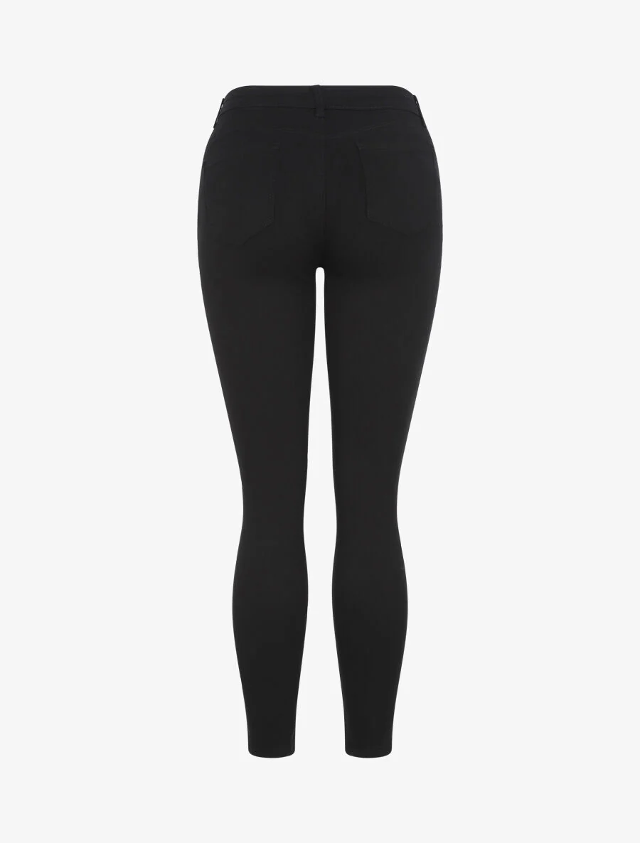 Jean uni coupe skinny - Noir - Image 2