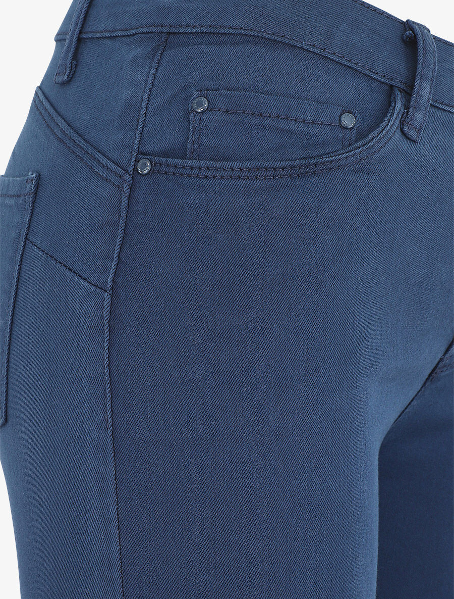 Jean uni coupe skinny - Marine - Image 3
