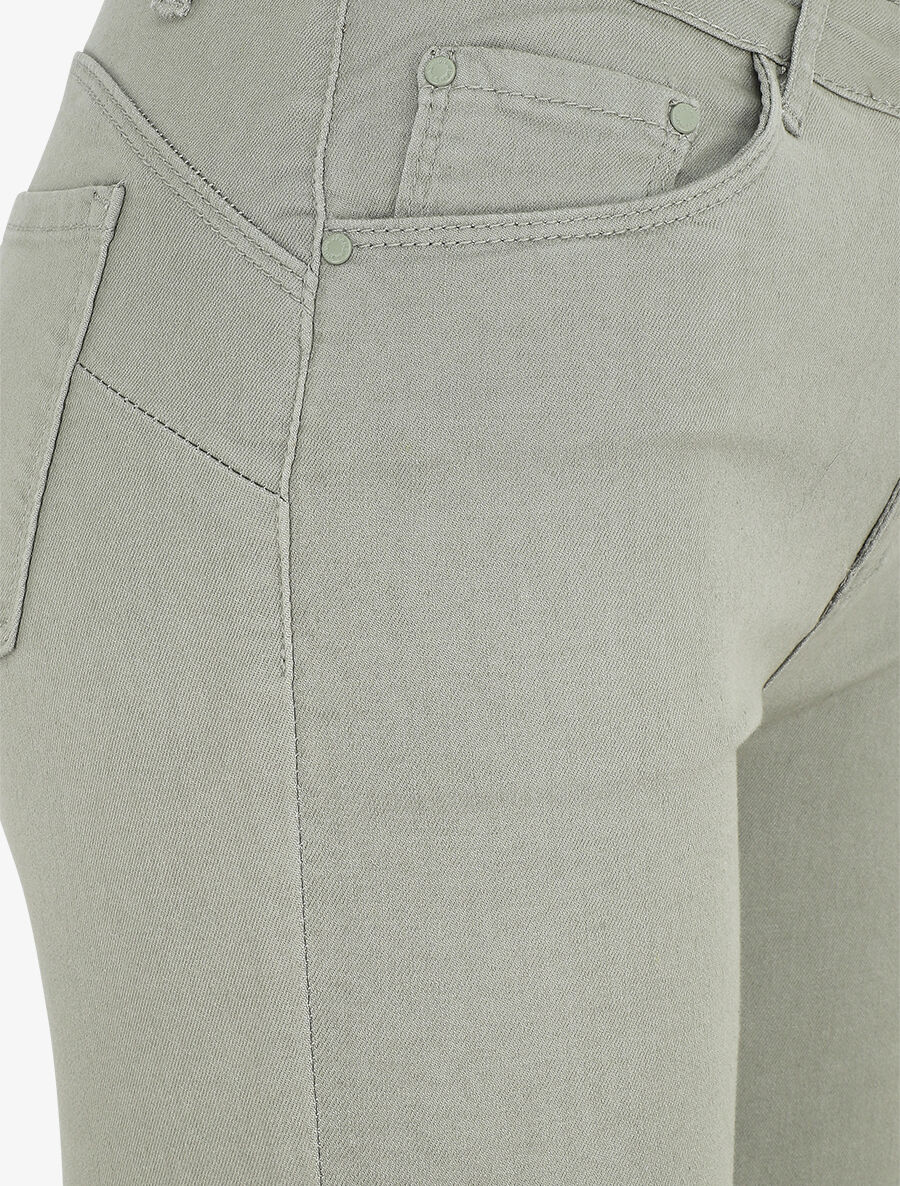 Jean uni coupe skinny - Kaki - Image 3