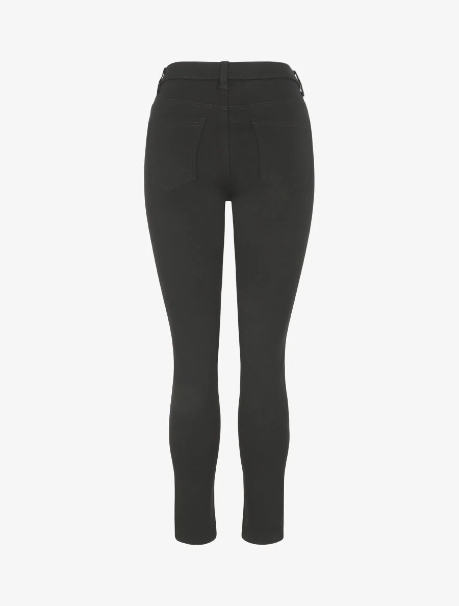 Jean uni coupe slim - Noir - Image 2