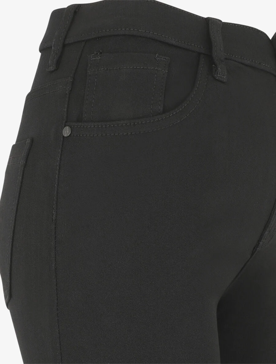 Jean uni coupe slim - Noir - Image 3