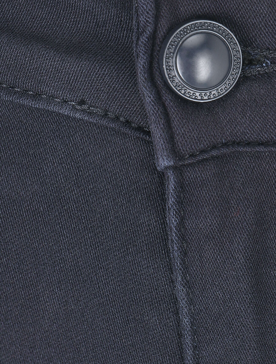 Jean uni coupe slim - Marine - Image 3