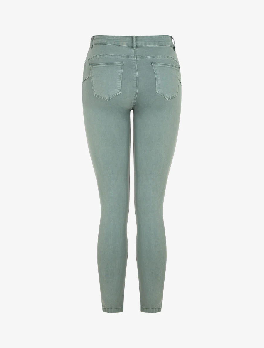Jean uni standard coupe slim - Kaki - Image 2