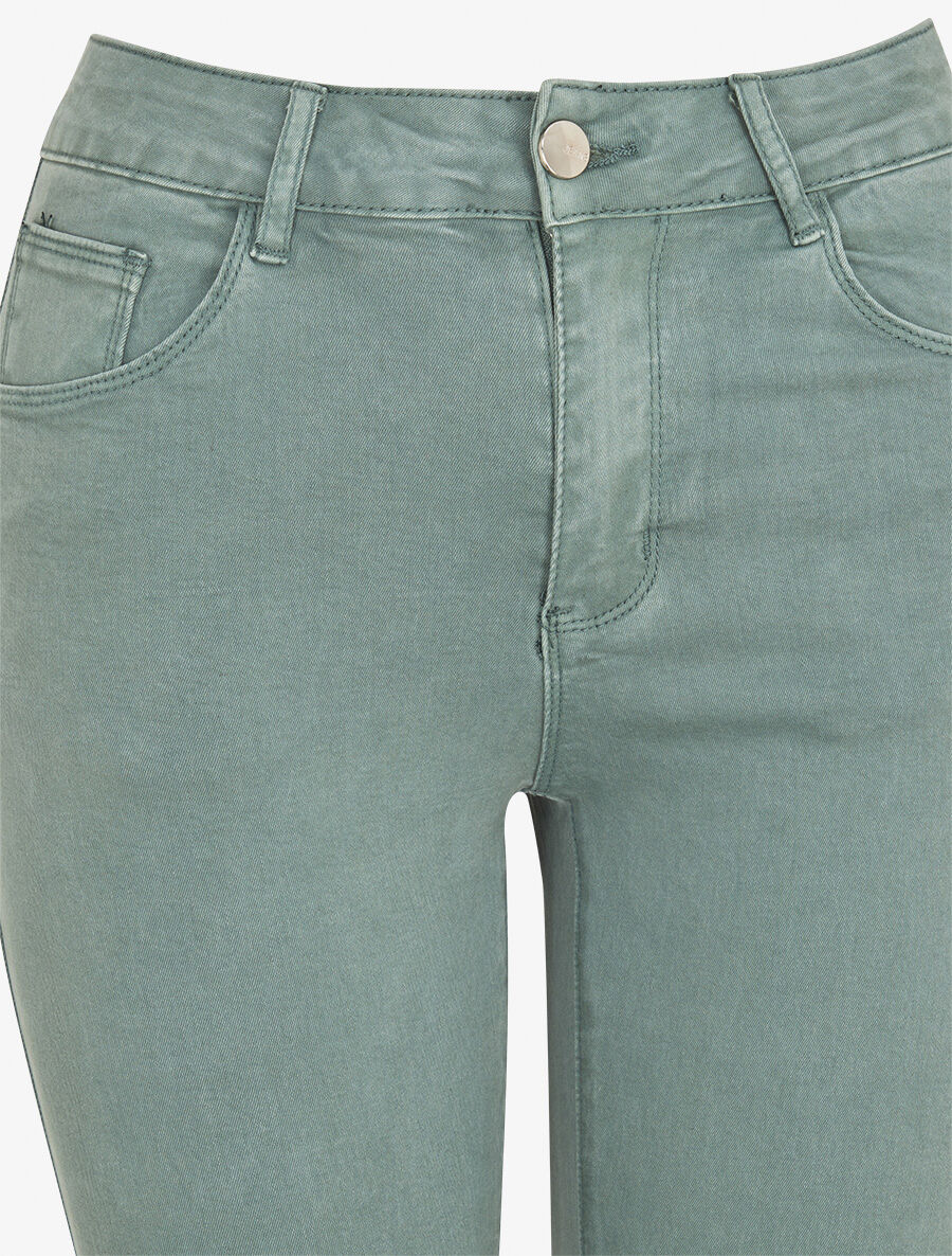 Jean uni standard coupe slim - Kaki - Image 3