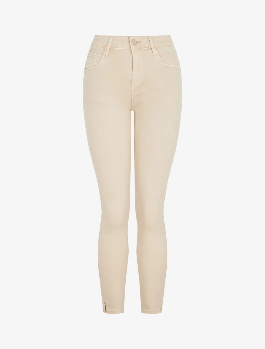 Jean uni standard coupe slim - Beige