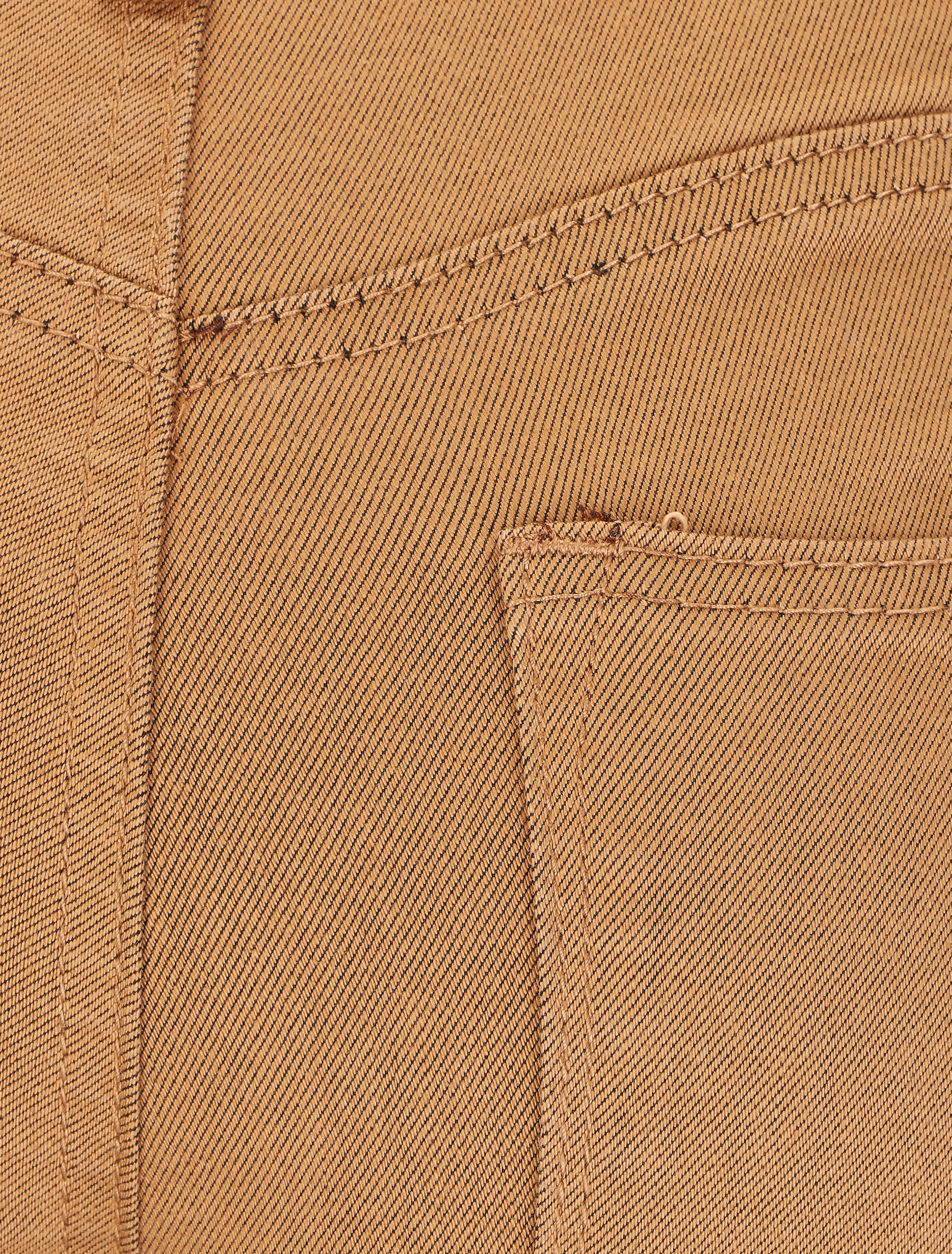 Jean uni taille standard coupe flare - Camel - Image 3