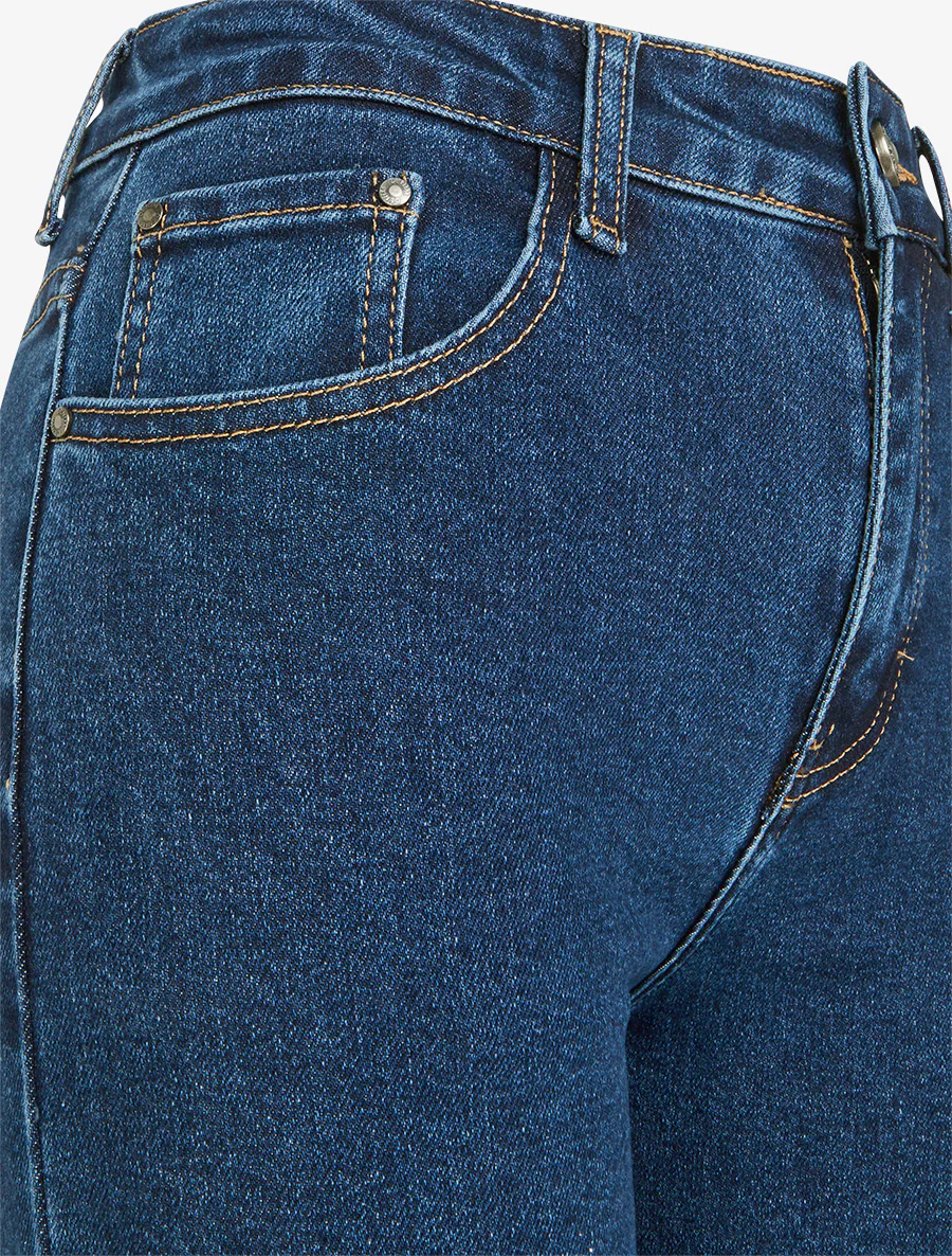 Jean wide leg casual - Denim - Image 3