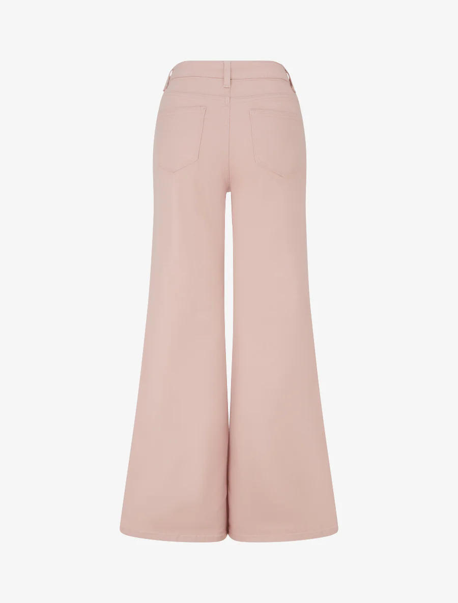 Jean wide leg coupe droite - Rose - Image 2