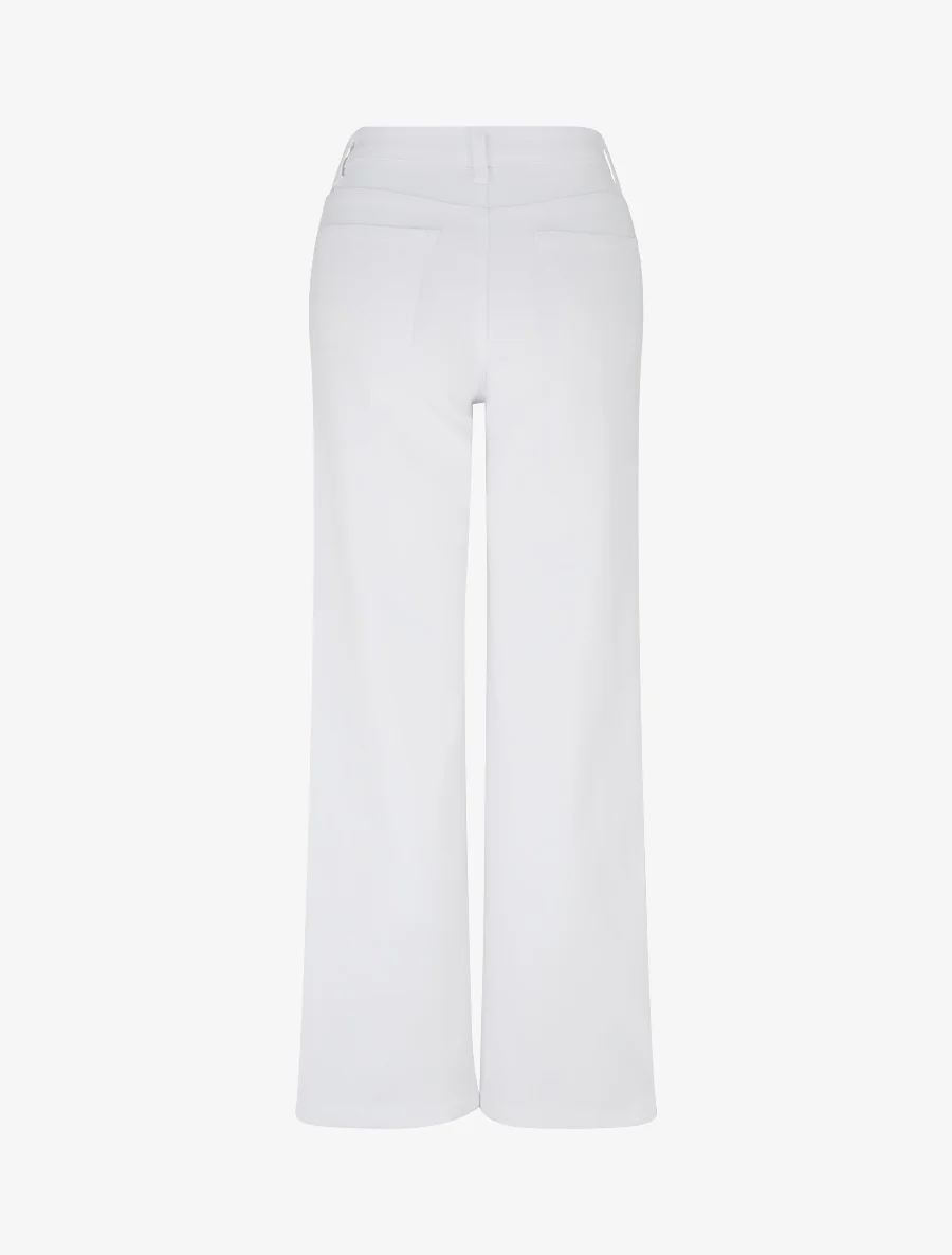 Jean wide leg coupe droite - Blanc - Image 2