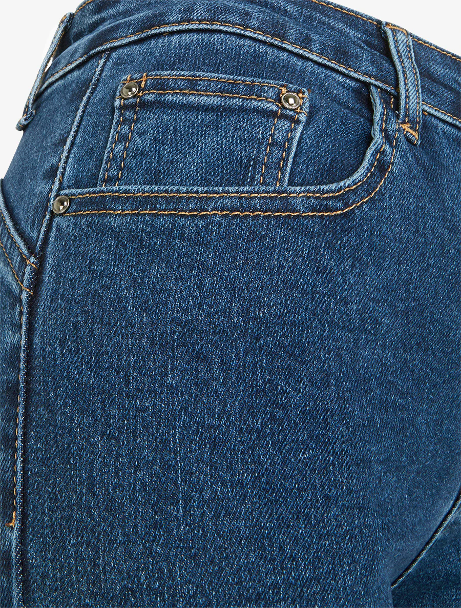 Jean wide leg push up - Denim - Image 3