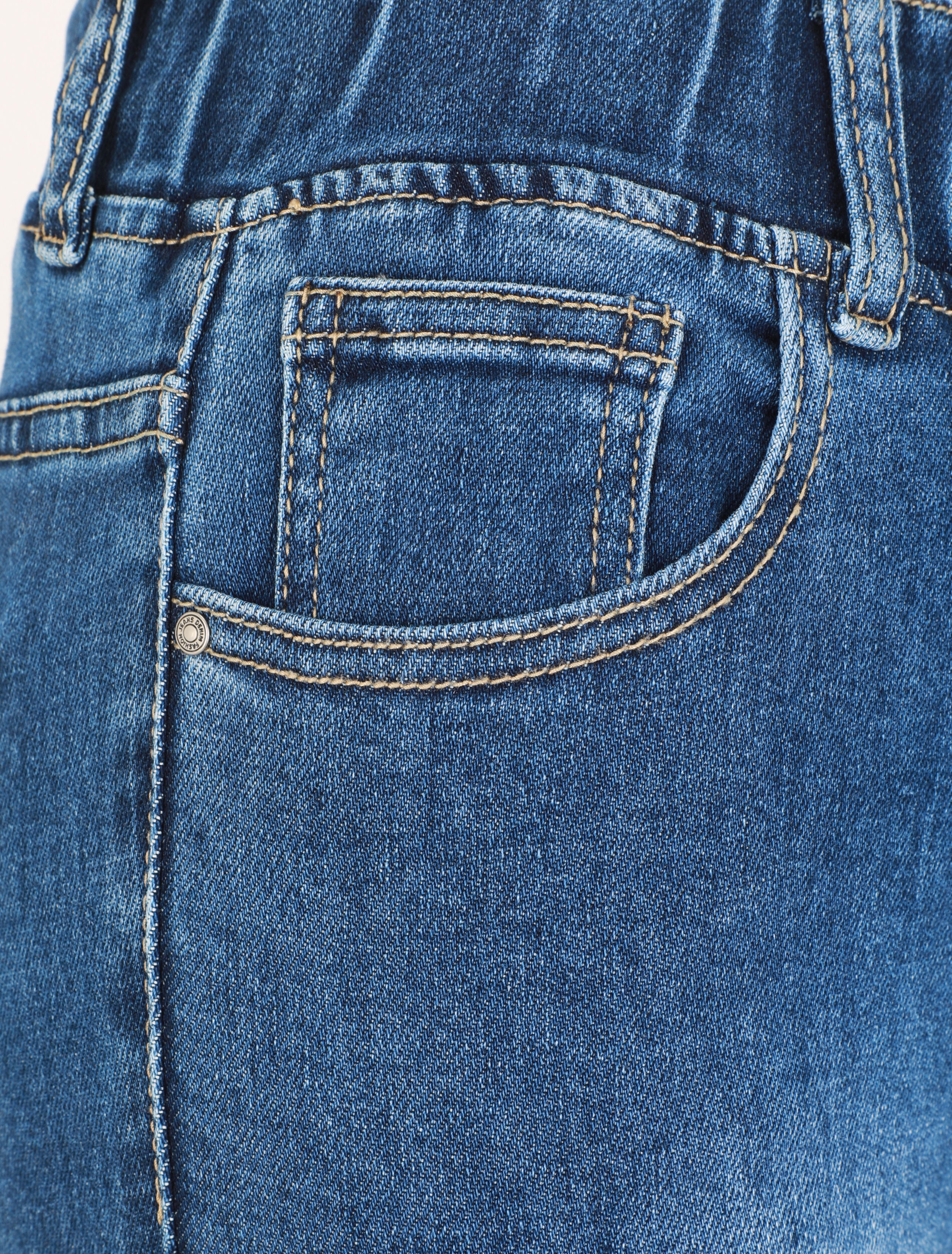 Jegging à ourlet - Bleu - Image 4