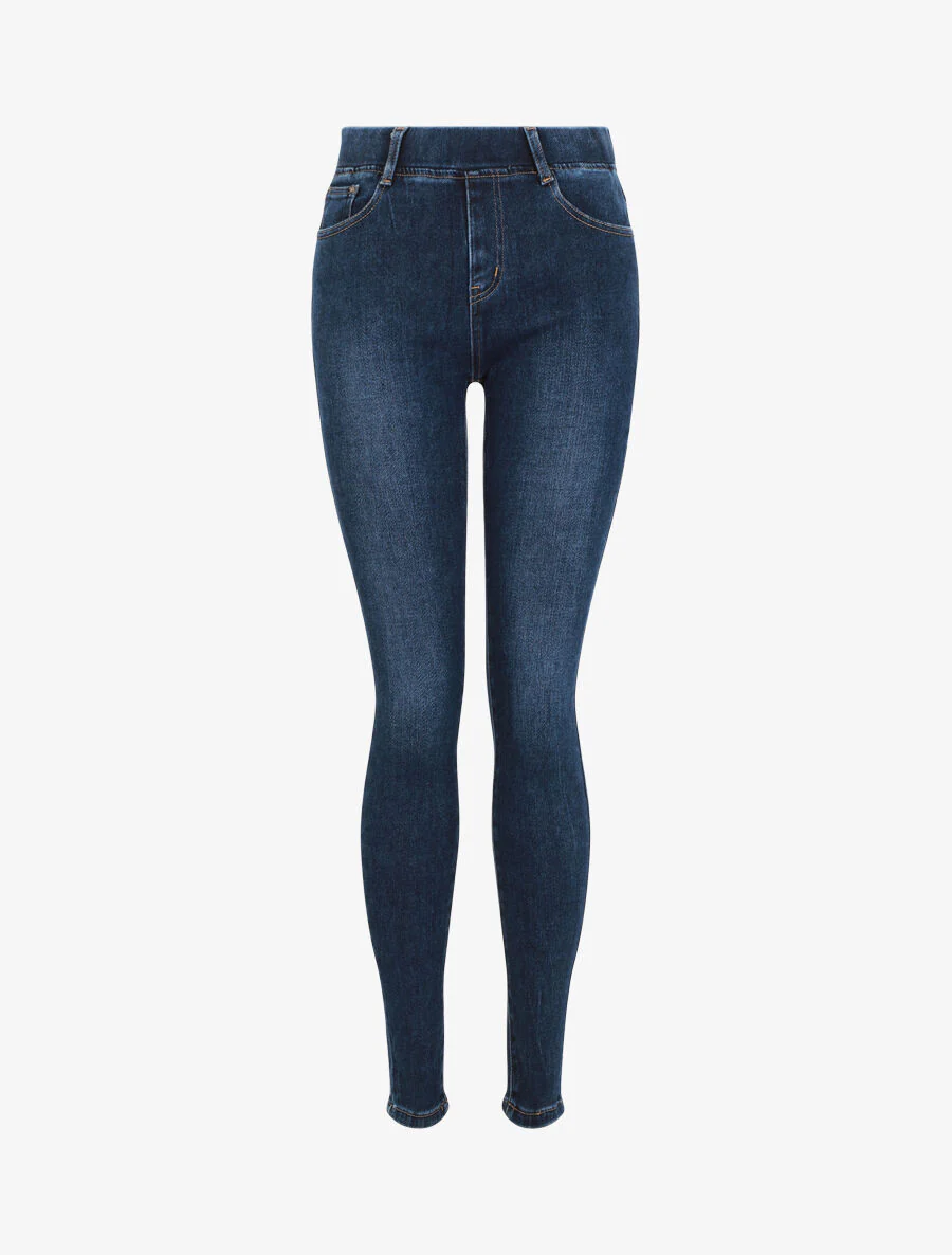 Jegging grande taille coupe skinny - Bleu