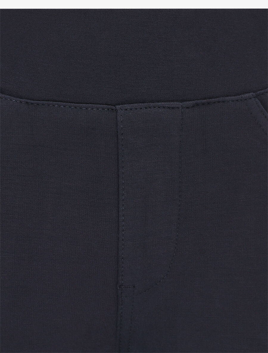 Jegging uni taille standard coupe slim - Marine - Image 3