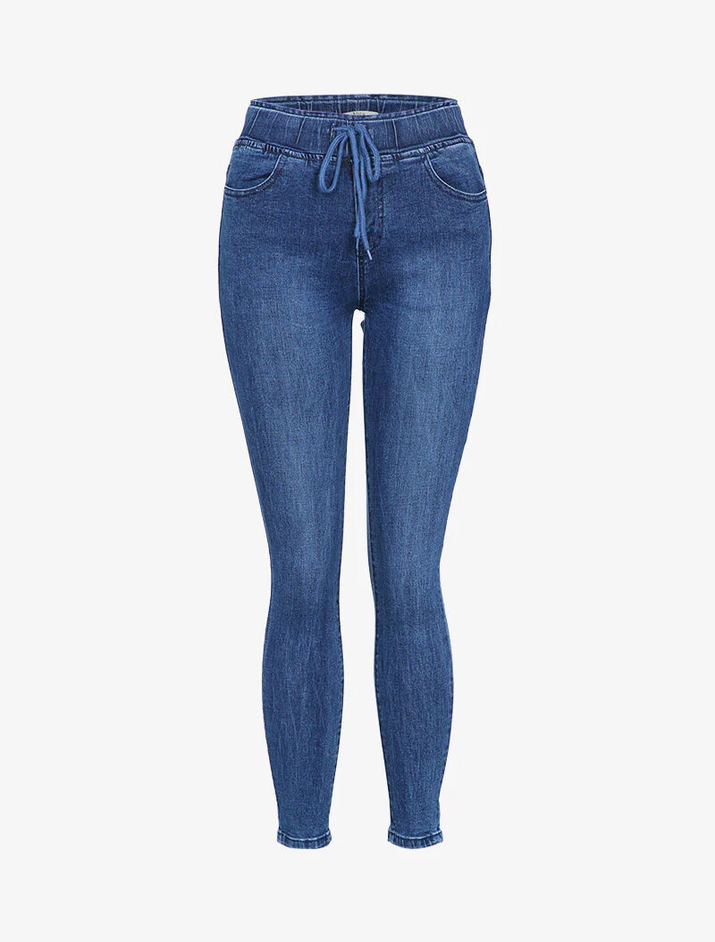 Jogpant basique en jean - Denim foncé