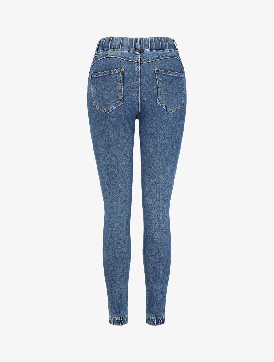 Jogpant coupe slim taille standard - Bleu - Image 2