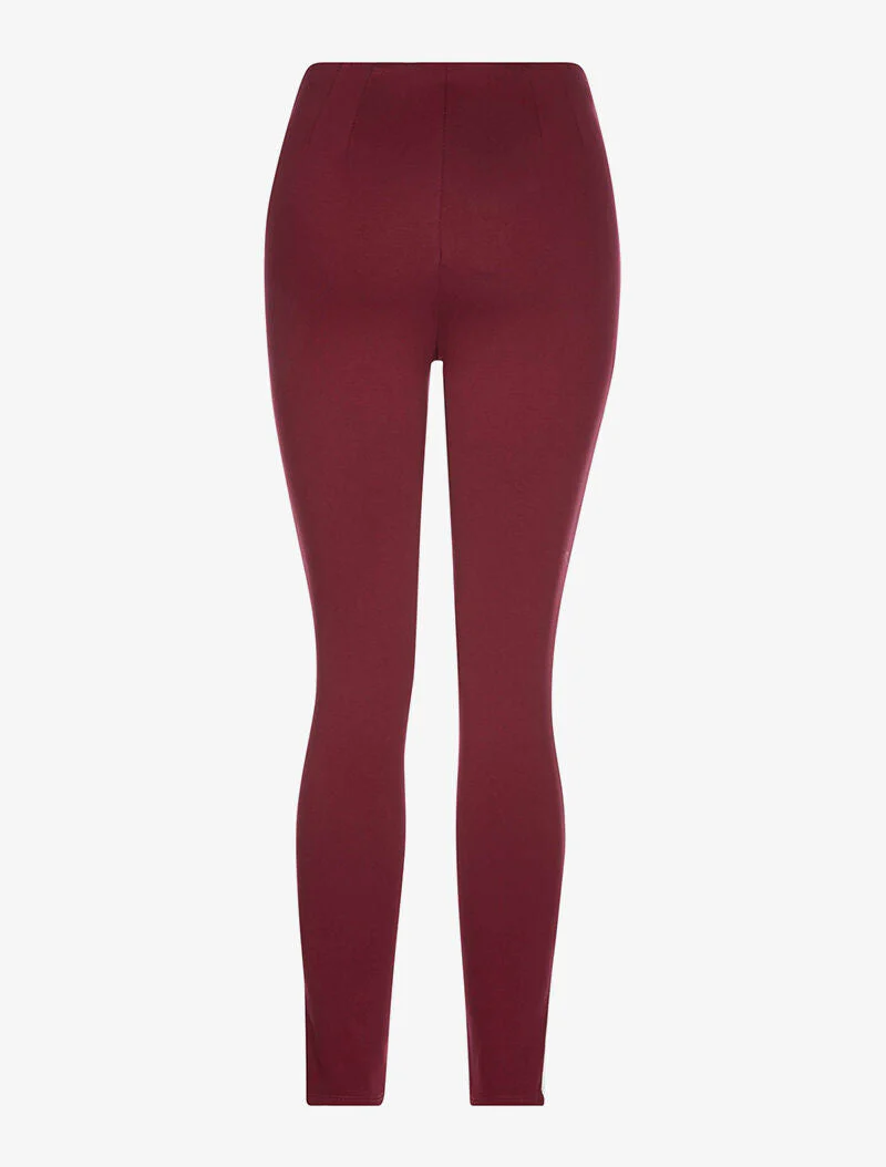 Jogpants 7/8 bandes blanches - violet - Image 2