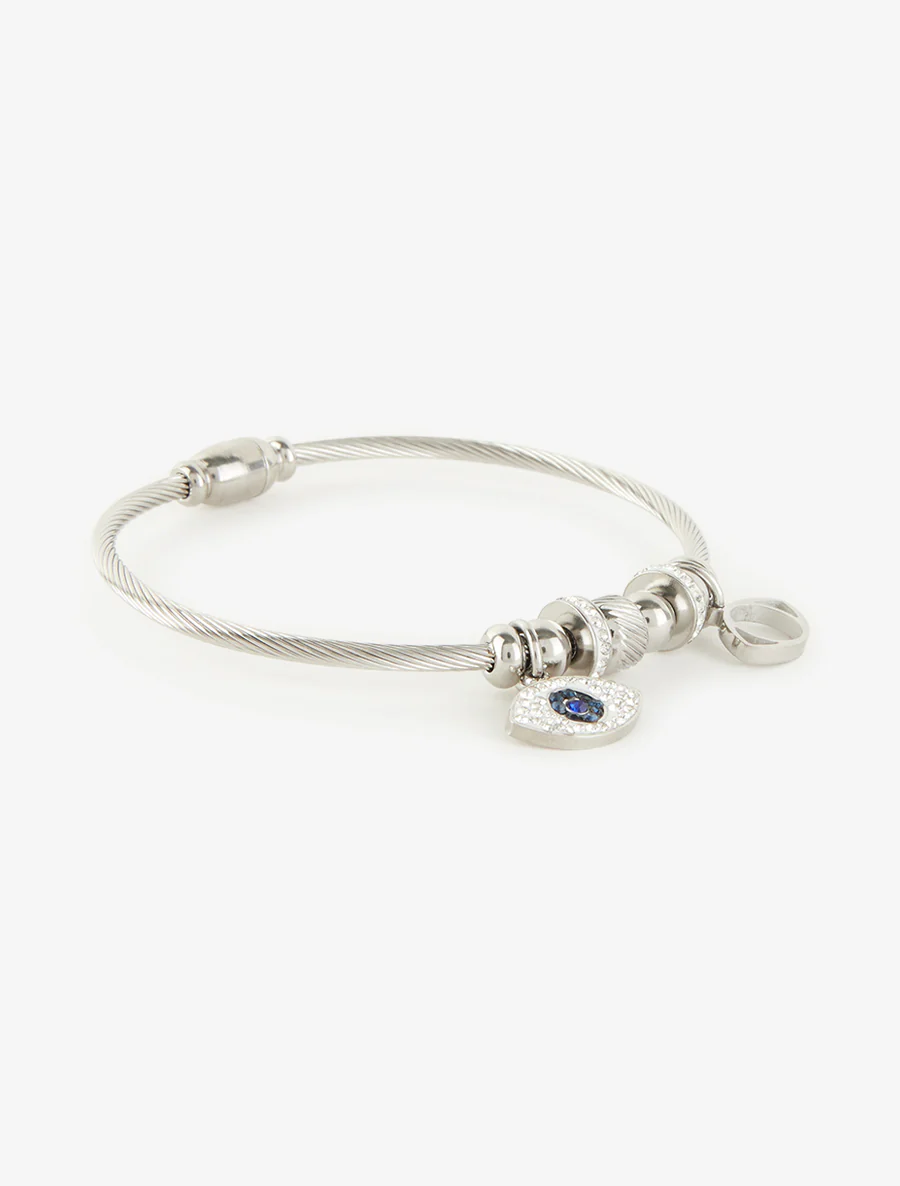 Jonc charms à breloques - Argent - Image 2