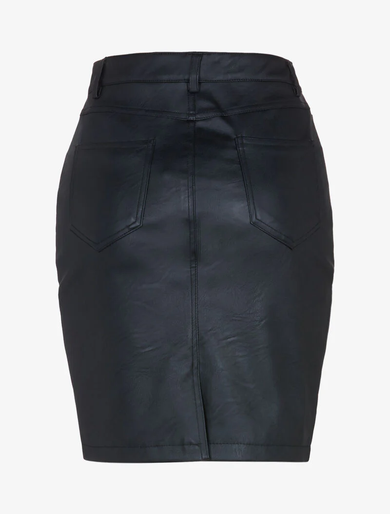 Jupe basique à cinq poches - noir - Image 3