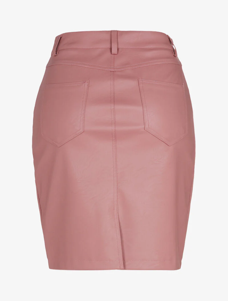 Jupe basique à cinq poches - rose - Image 2