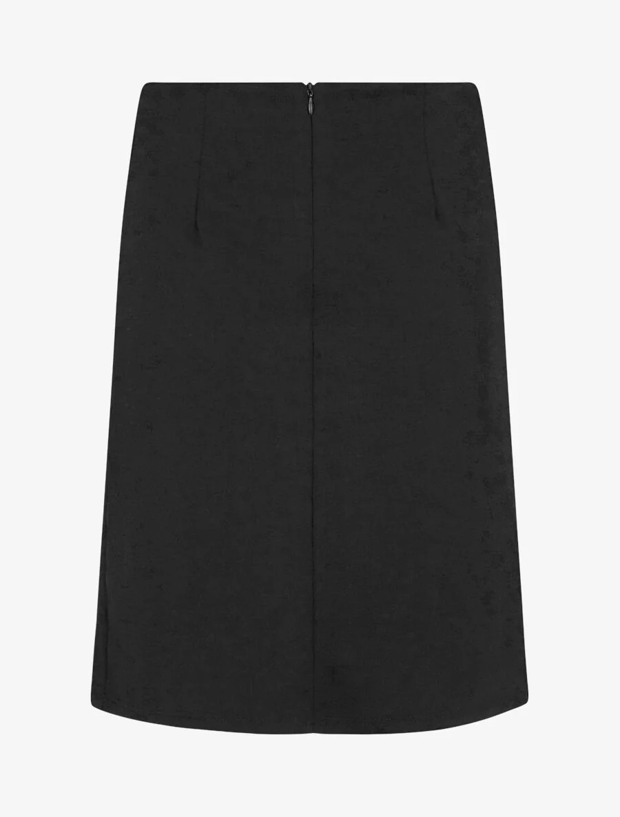 Jupe courte portefeuille - Noir - Image 2
