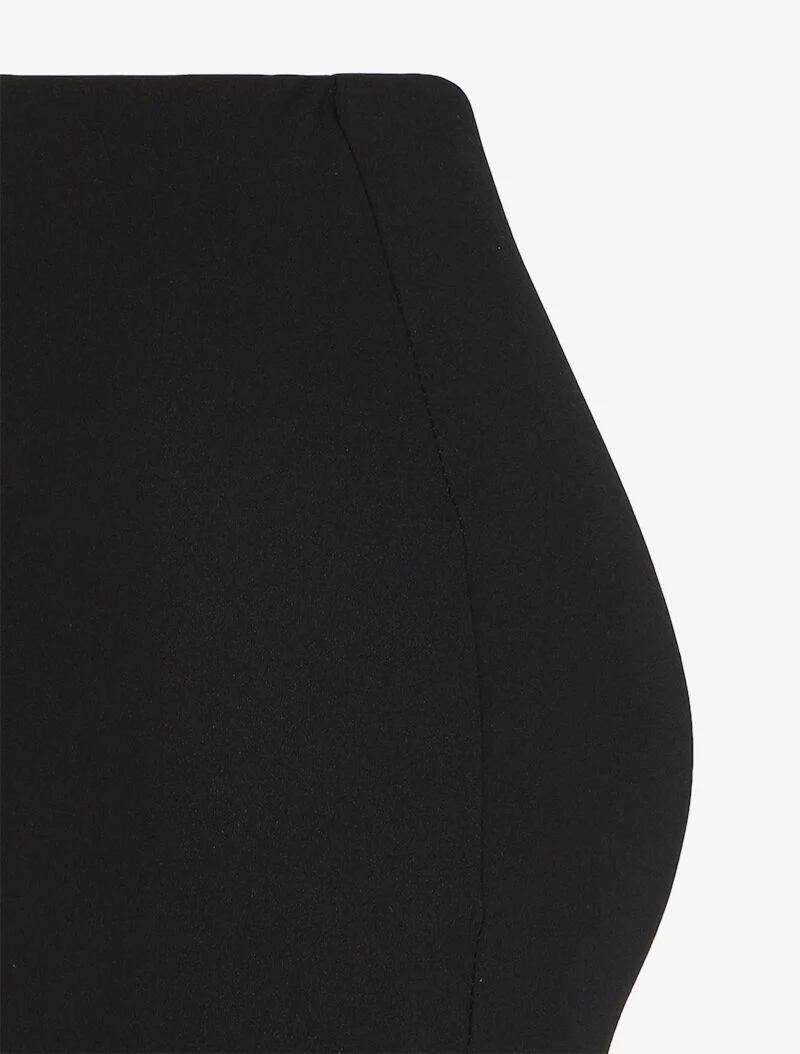 Jupe crayon basique - Noir - Image 3