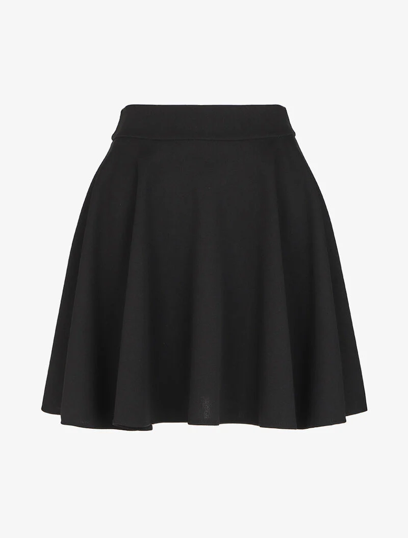 Jupe patineuse basique - Noir