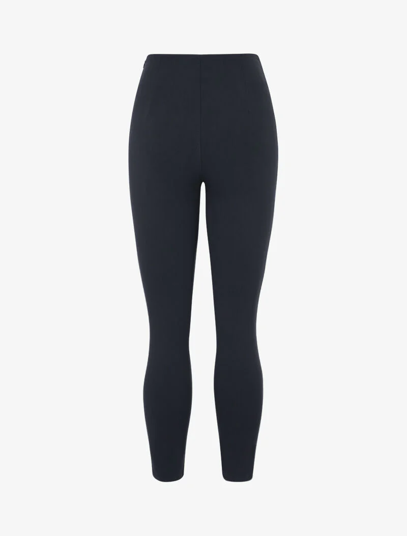 Legging 7/8 à bords fendus - Noir - Image 2