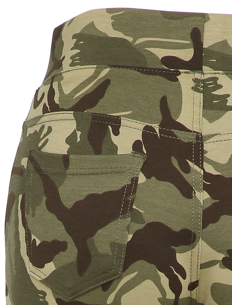 Legging imprimé à poches - Kaki - Image 3