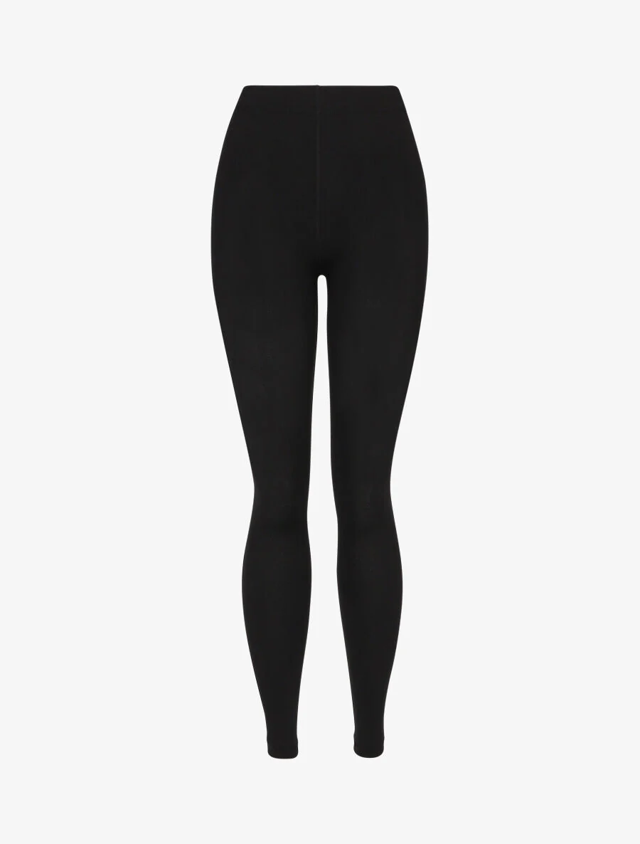 Leggings unis 1200 deniers - Noir