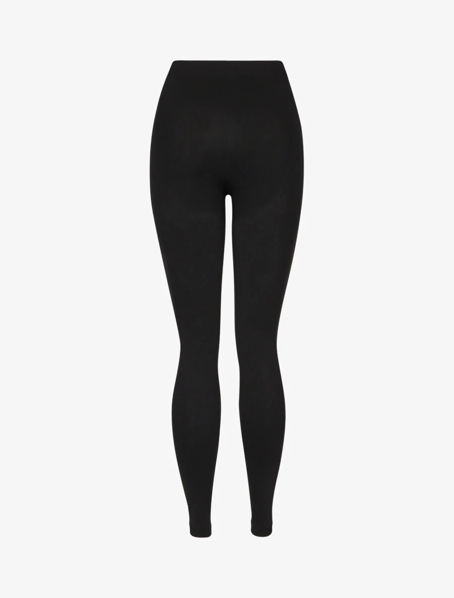 Leggings unis 1200 deniers - Noir - Image 2