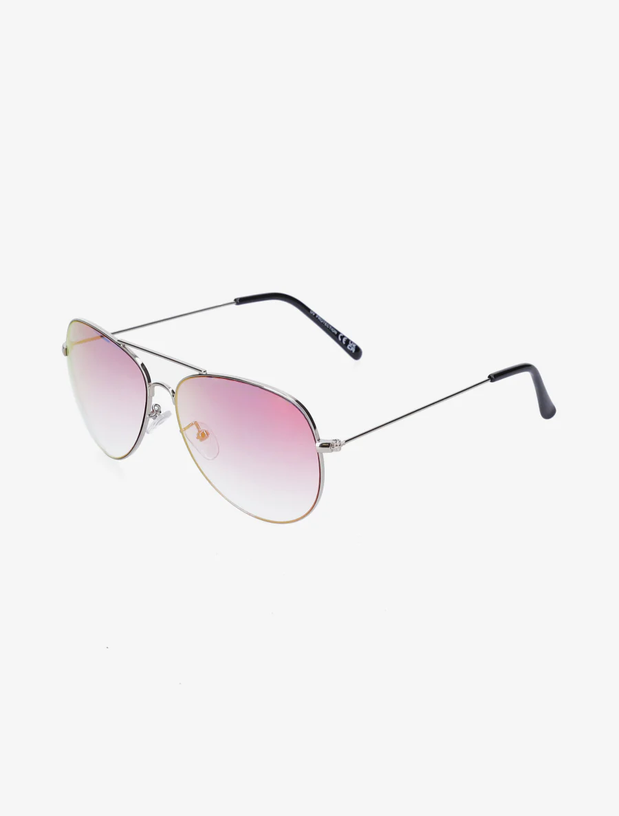 Lunettes de soleil aviateur - Rouge
