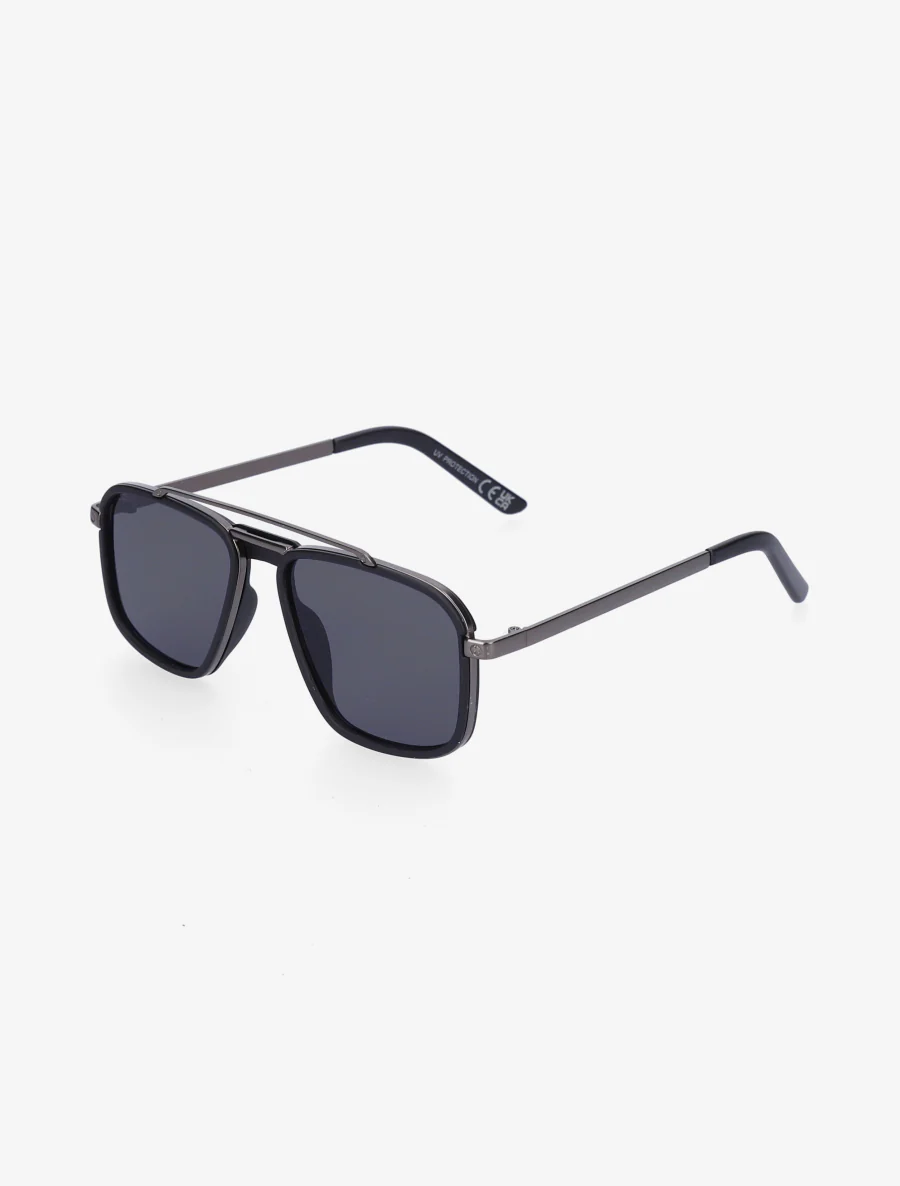 Lunettes de soleil style aviateur - Noir