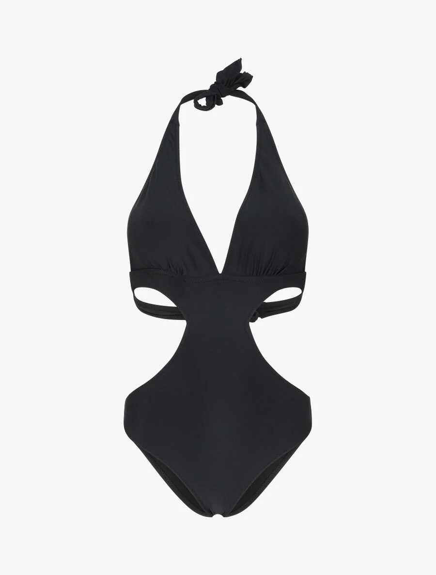 Maillot de bain échancré - Noir