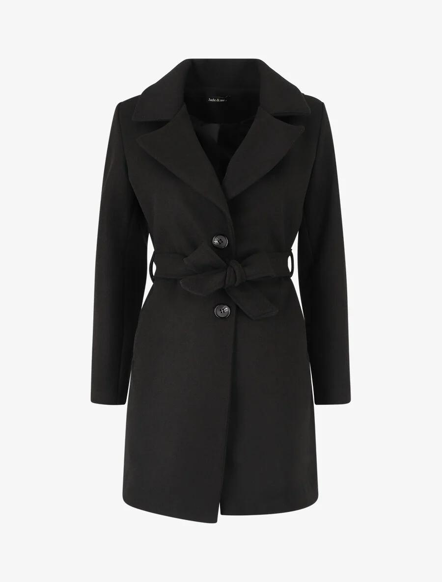 Manteau long classique - Noir