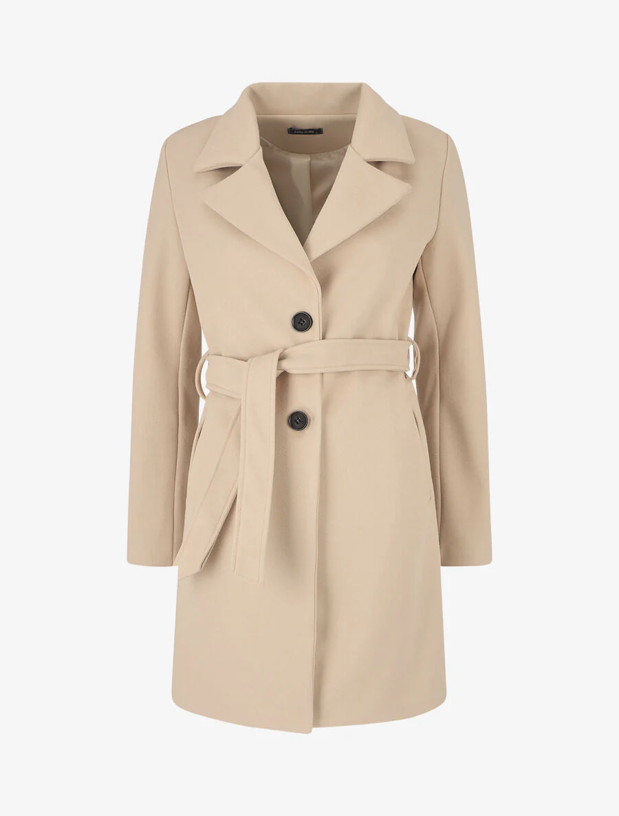 Manteau long classique - Beige