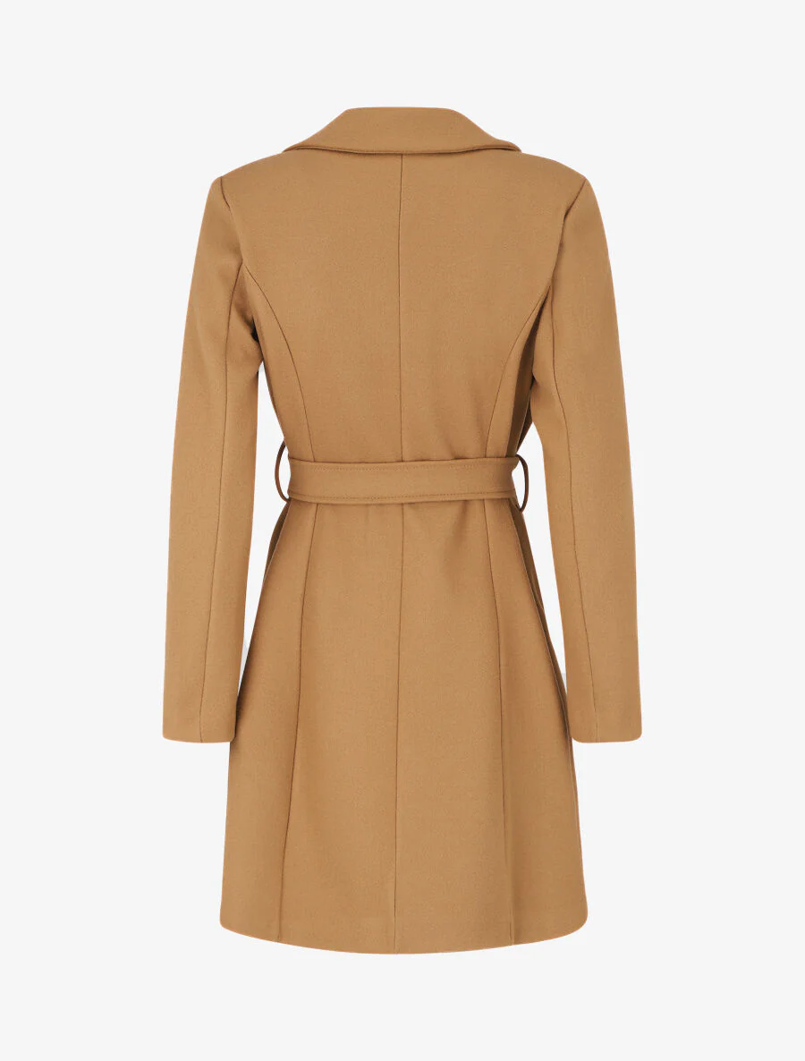 Manteau long classique - Camel - Image 2