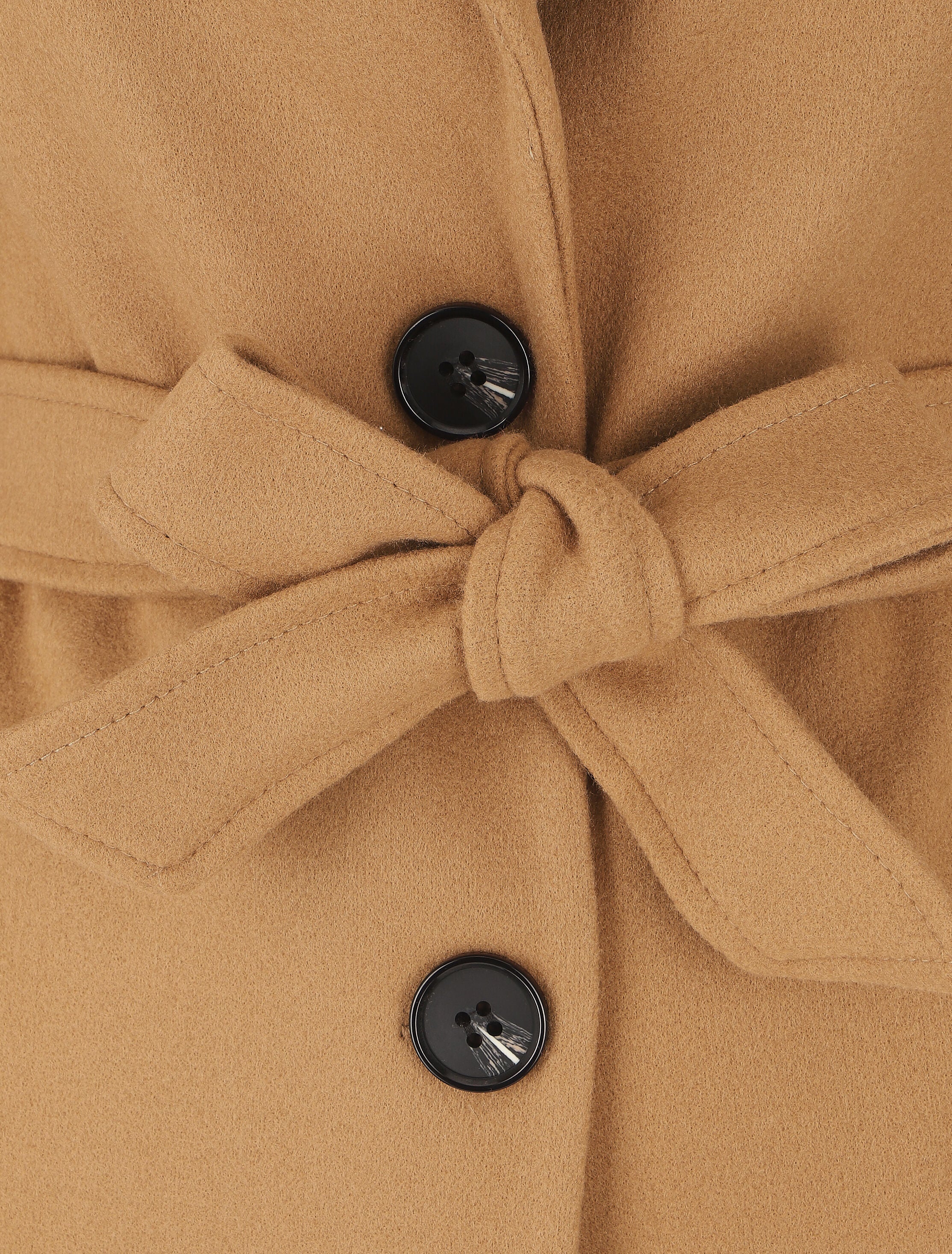 Manteau long classique - Camel - Image 3
